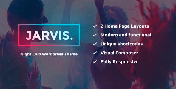 Jarvis 1.8.6 – Night Club, Concert, Festival WordPress Theme