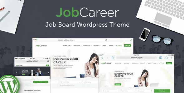 JobCareer 4.3 NULLED – Job Board Responsive WordPress Theme