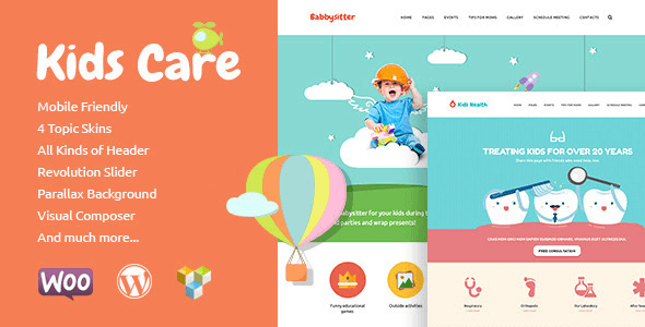 Kids Care 3.0.8 NULLED – Multi-Purpose Children WordPress Theme