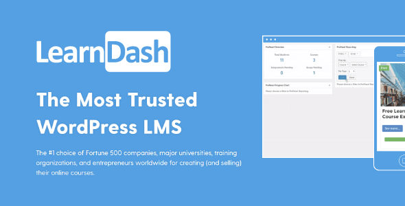 LearnDash LMS Plugin 4.3.1.3 NULLED + ProPanel 2.1.4.1 – The Most Trusted WordPress LMS