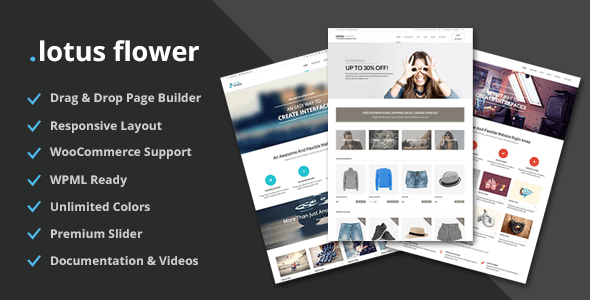 Lotus Flower 1.116 NULLED – Flexible Multi-Purpose Shop Theme