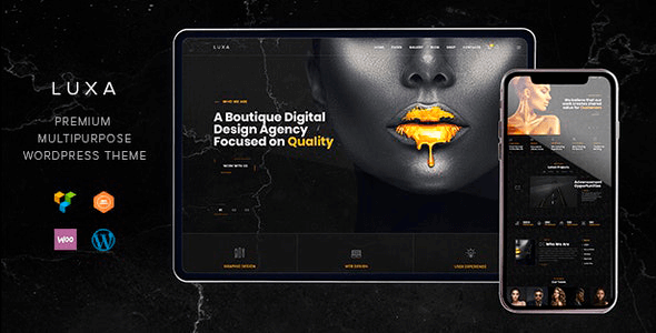 Luxa 1.2.1 NULLED – Luxury Black MultiPurpose WordPress Theme