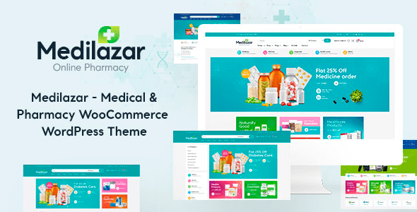 Medilazar 1.1.0 – Pharmacy Medical WooCommerce WordPress Theme