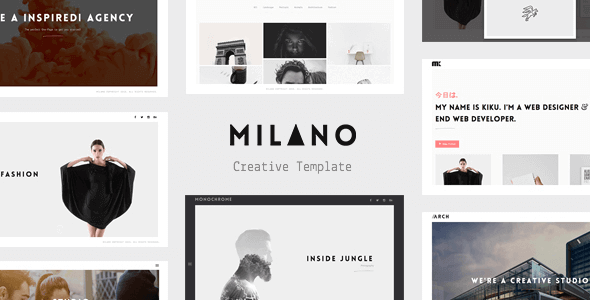 Milano 5.4 – Creative Minimal WordPress Theme