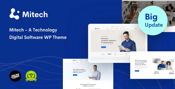 Mitech 1.7.3 – Technology IT Solutions & Services WordPress Theme