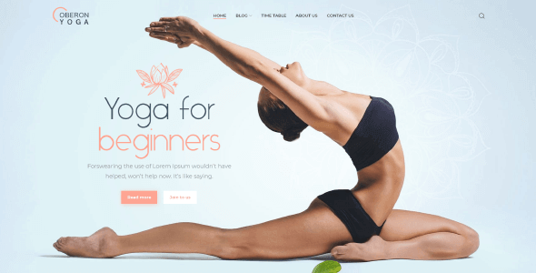 Oberon 1.3.2 NULLED – Corporate Theme for Yoga and Health Care