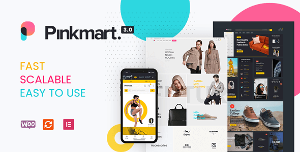 Pinkmart 3.6.2 NULLED – AJAX theme for WooCommerce