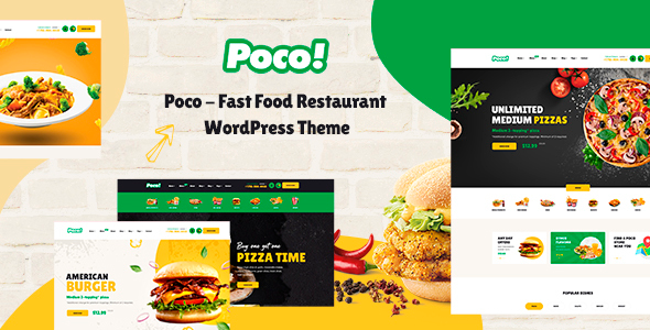 Poco 1.9.7 – Fast Food Restaurant WordPress Theme