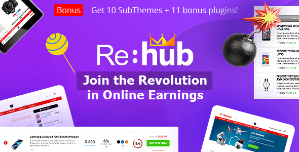 REHub 18.3 NULLED – Directory Shop Coupon Affiliate Theme