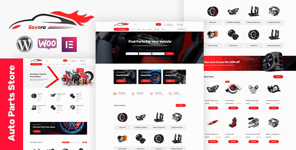 Sayara 1.2.0 NULLED – Auto Parts Store WooCommerce WordPress Theme