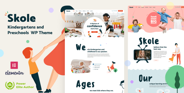 Skole 8.1 NULLED – Children Kindergarten WordPress Theme