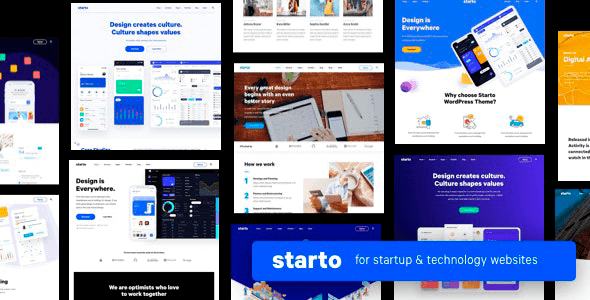 Starto 2.1.5 NULLED – Saas Software Startup WordPress