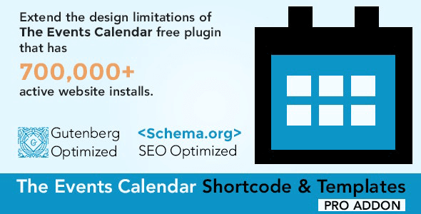 The Events Calendar Shortcode and Templates Pro 2.9.4
