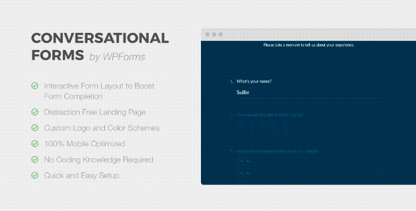 WPForms Conversational Forms Addon 1.7.1