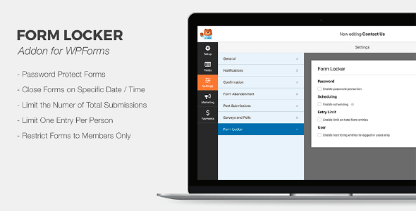 WPForms Form Locker Addon 2.2.0
