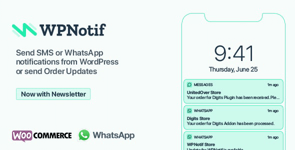 WPNotif 2.8.1.2 NULLED – WordPress SMS & WhatsApp Message Notifications + Additional Gateways