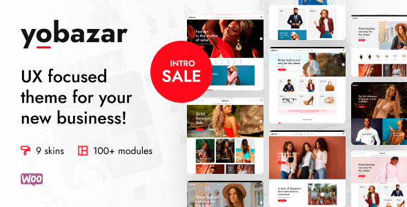 Yobazar 1.1.7 – Elementor WooCommerce WordPress Theme