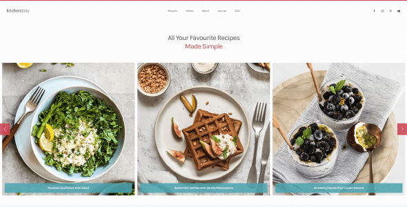 YOOtheme Pro Kitchen Daily 3.0.3