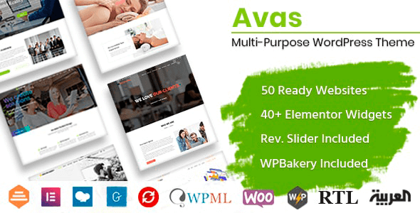 Avas 6.3.7.4 NULLED – Multi-Purpose WordPress Theme