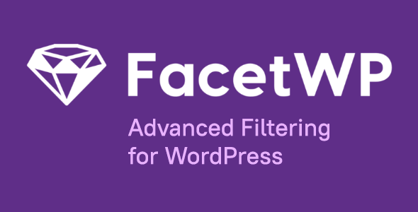 FacetWP 4.1 – Advanced Filtering for WordPress + All addons