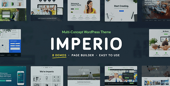 Imperio 2.2 – Business E-Commerce Portfolio & Photography WordPress Theme