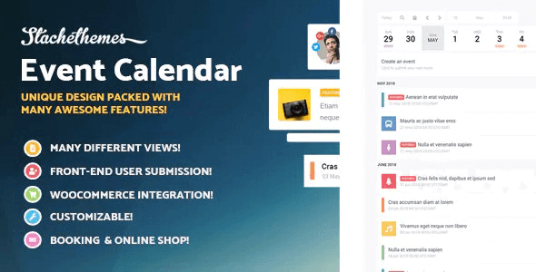 Stachethemes Event Calendar 3.2.8 NULLED – WordPress Events Calendar Plugin