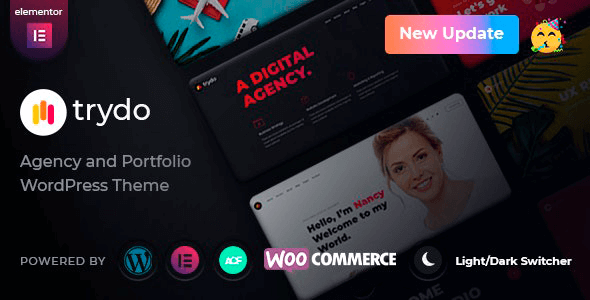 Trydo 1.3.0 – Creative Agency & Portfolio WordPress Theme