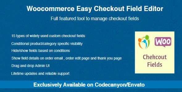 WooCommerce Easy Checkout Field Editor 2.7.3